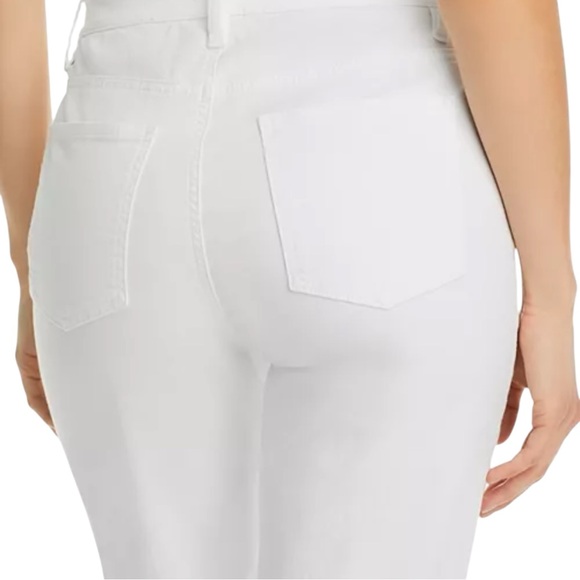 Eileen Fisher Organic Cotton High Rise Skinny Jeans White Denim Size 2 NWT - Picture 4 of 12